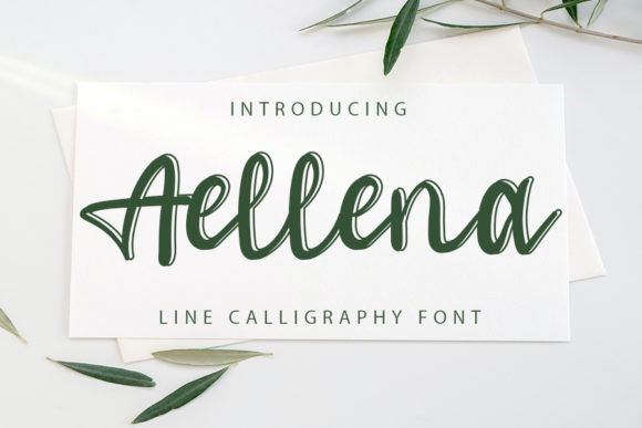 Aellena: A Handwritten Font for Web Design