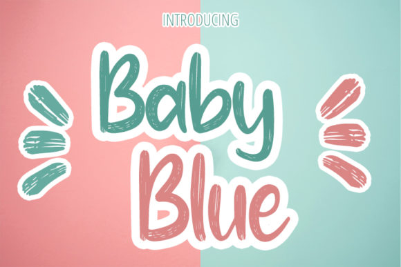 Baby Blue Font: A Sweet Script for Editorial Design
