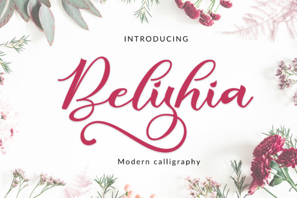 Belishia: A Flowing Handwritten Font