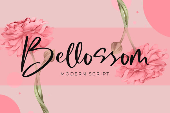 Bellossom: A Script Font for Creative Projects