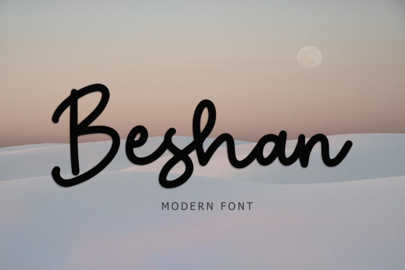 Beshan: A Modern Handwritten Font