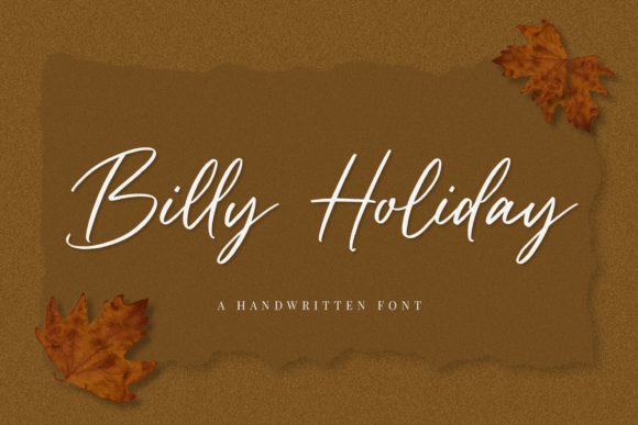 Billy Holiday Font: Timeless Script for Editorial Design