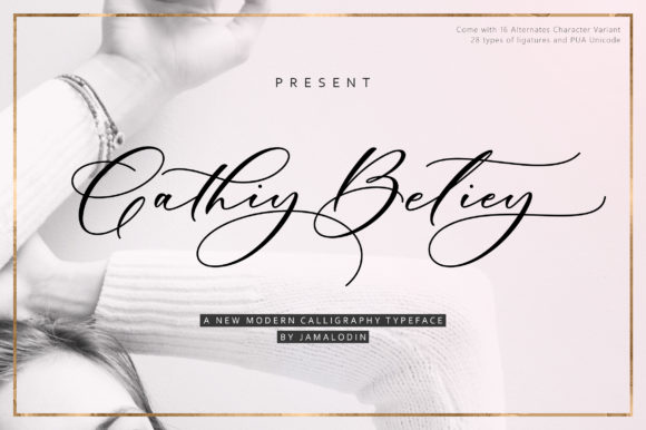 Cathiy Betiey Font Review