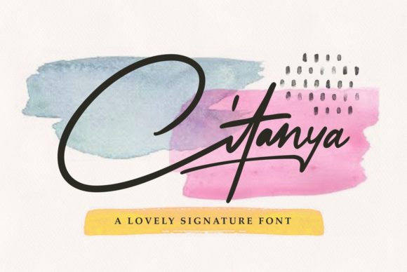 Citanya: A Font for Polished Branding