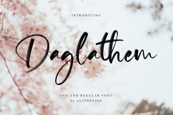 Daglathem: A Beautiful Handwritten Font