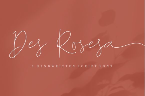Des Rosesa: A Elegant Handwritten Font for Web Design