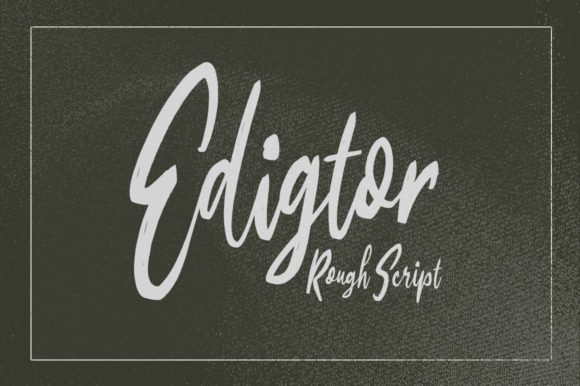 Edigtor: A Timeless Handwritten Font