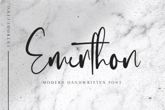 Emerthon: A Handwritten Font for Creative Campaigns