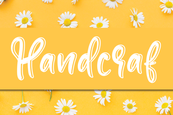 Handcraf: A Modern Handwritten Font