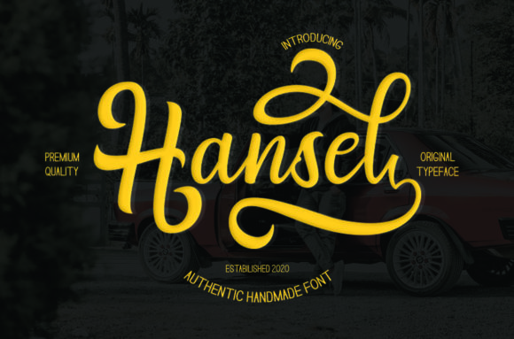 Hansel: A Fresh Script Font for Creative Projects