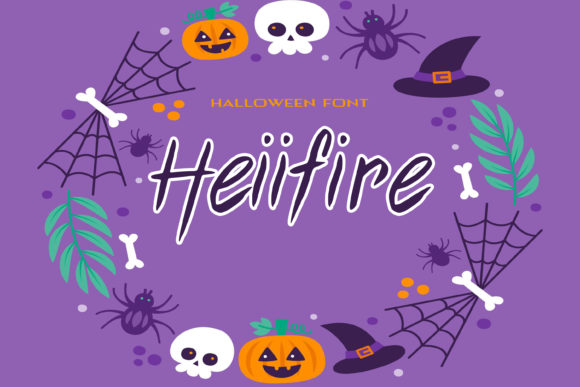 Heiifire: A Creepy, Handwritten Font for Halloween Campaigns