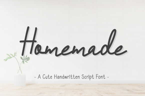 Homemade Font for Web Design