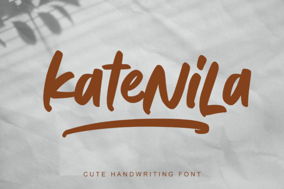 Katenila: A Joyful Handwritten Font for Crafters