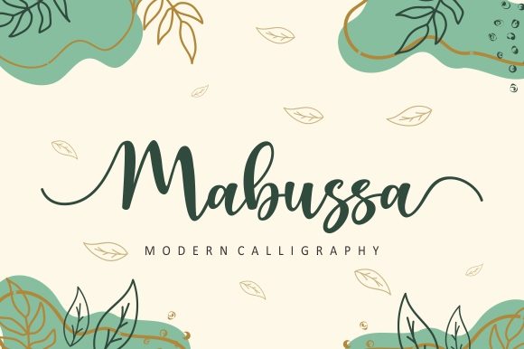 Mabussa: A Dreamy Script Font