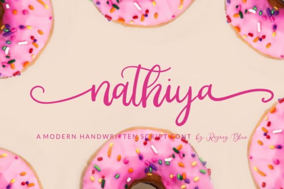 Nathiya: A Handwritten Font for Creative Marketing