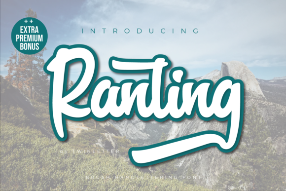 Ranting: A Handwritten Font for Editorial Design