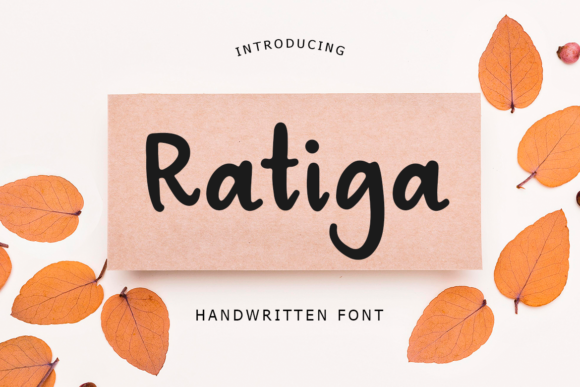 Ratiga: A Handwritten Font for Creative Projects