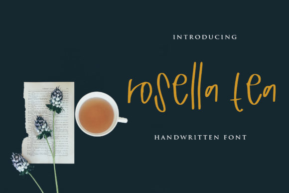 Rosella Tea: A Delicate Script Font