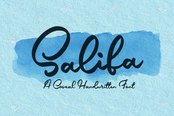 Salifa: A Friendly Handwritten Font