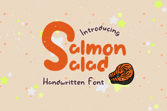 Salmon Salad Font for Business