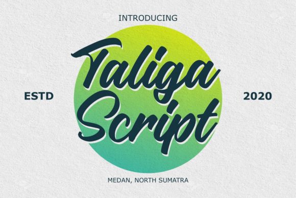 Taliga: A Handwritten Font for Elegant Design