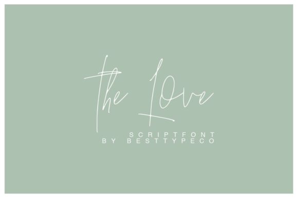 The Love: A Timeless Handwritten Font