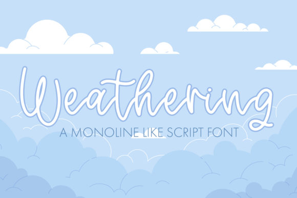 Weathering Font for Business